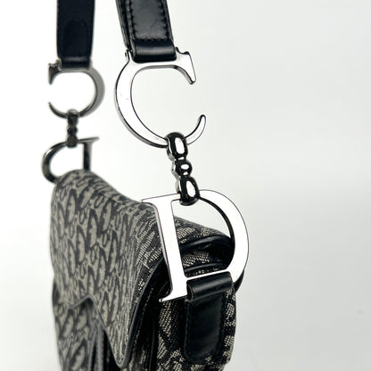 Christian Dior Vintage Saddle Oblique Bag