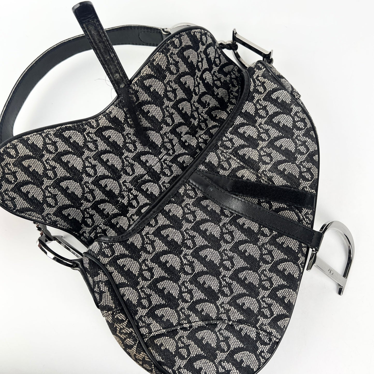 Christian Dior Vintage Saddle Oblique Bag