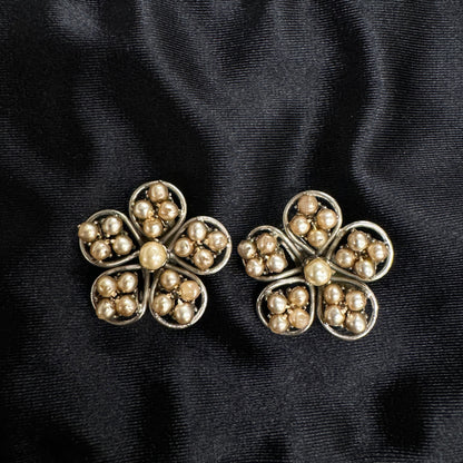 Chanel Vintage Pearl Earrings