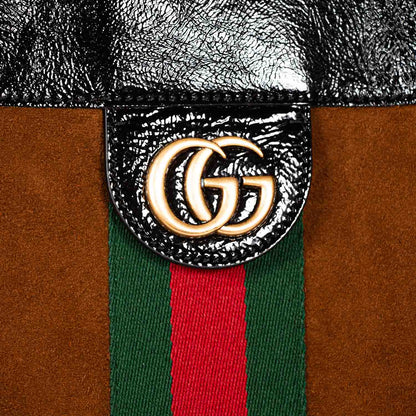 Gucci Large Ophidia Suede Tote