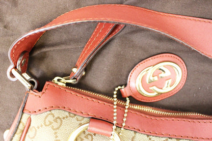 GUCCI GG Canvas Sukey Hobo Bag 232955