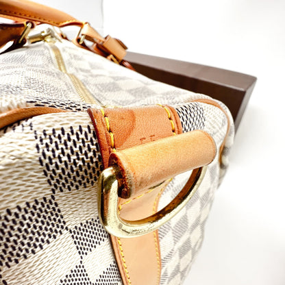 Louis Vuitton Keepall Damier Azur Bandouliere 55 Duffel Bag Luggage