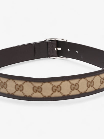 Gucci Dollar Belt GG Supreme / Black Leather 85cm / 34"