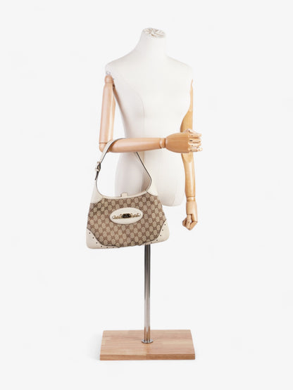 Gucci Shoulder Bag Supreme / Cream Canvas