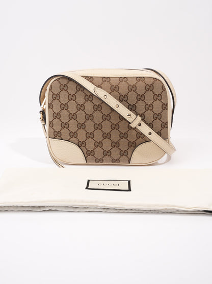 Gucci Bree Beige And Ebony GG Supreme / Cream Canvas