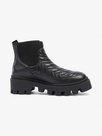 Gucci Matalasse Chelsea Boots 50 Black Leather EU 40.5 UK 7.5