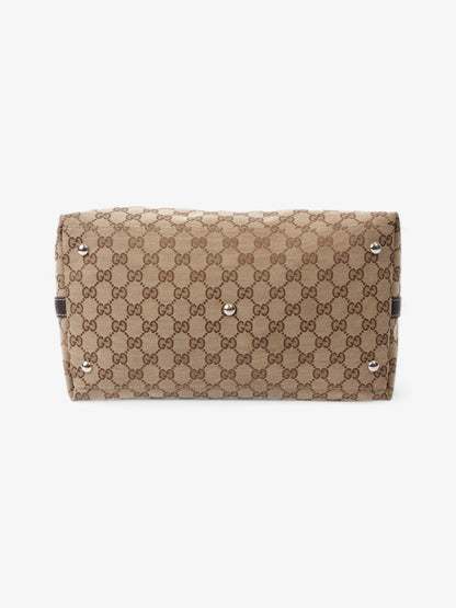 Gucci Match ball Boston Beige And Ebony GG Supreme Canvas