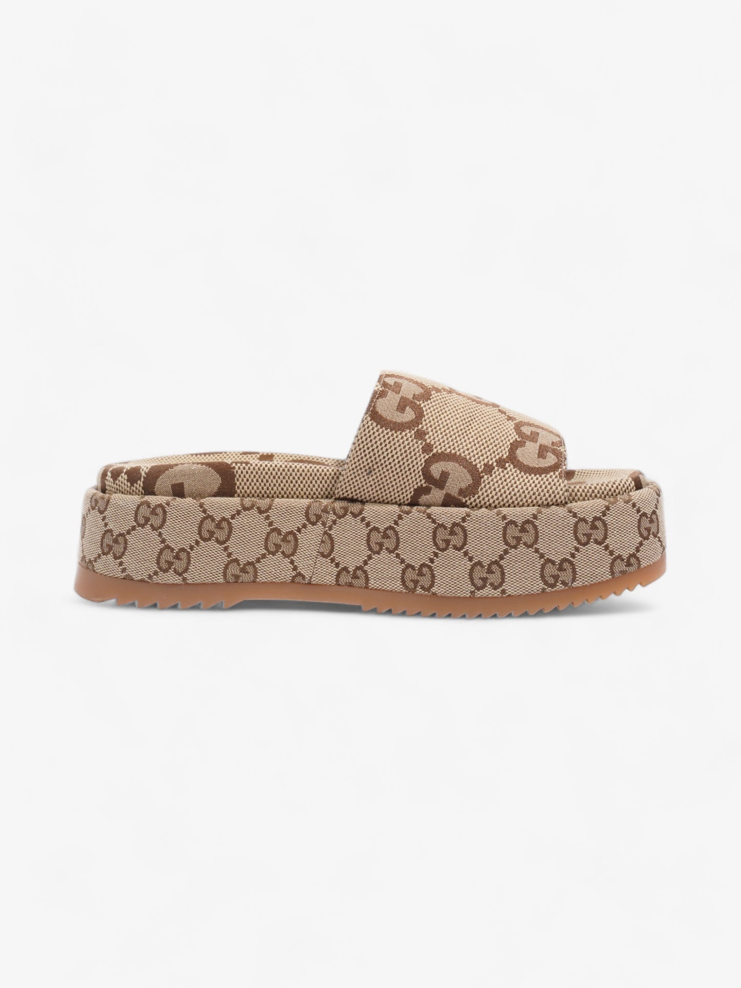 Gucci GG Platform Slide GG Supreme Canvas EU 38.5 UK 5.5