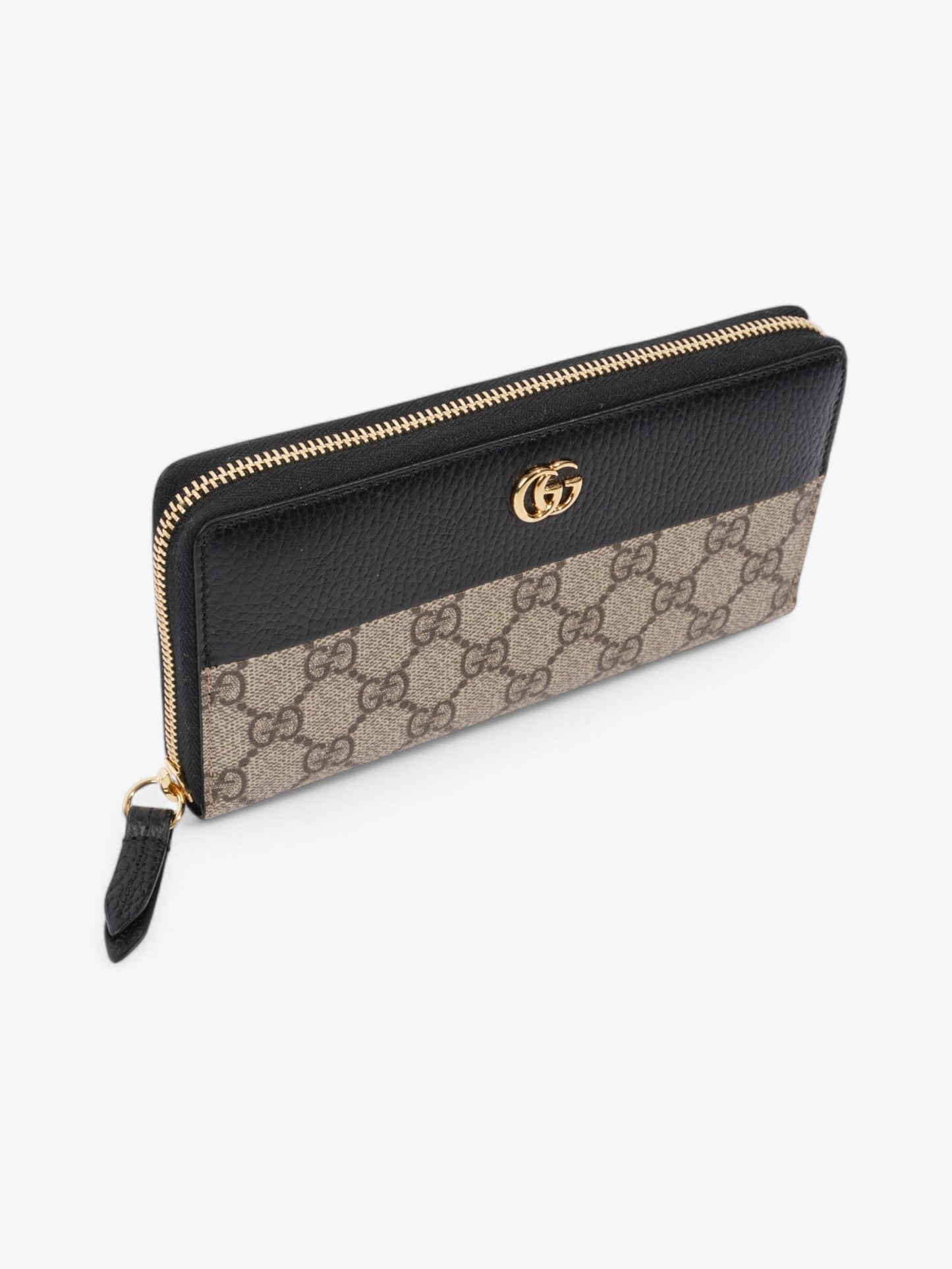Gucci GG Marmont Wallet GG Supreme / Black Coated Canvas