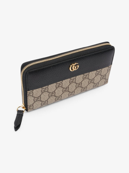 Gucci GG Marmont Wallet GG Supreme / Black Coated Canvas
