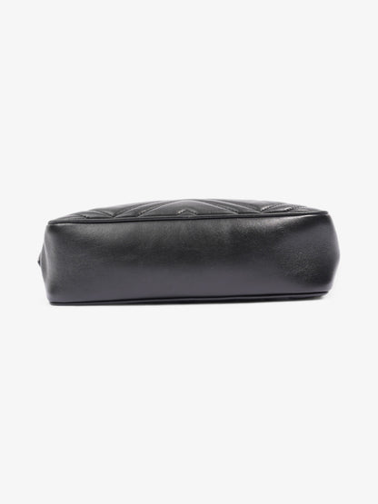 Gucci Marmont Zip Black Matelasse Leather Small