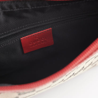 Gucci Monogram Red Shoulder Bag