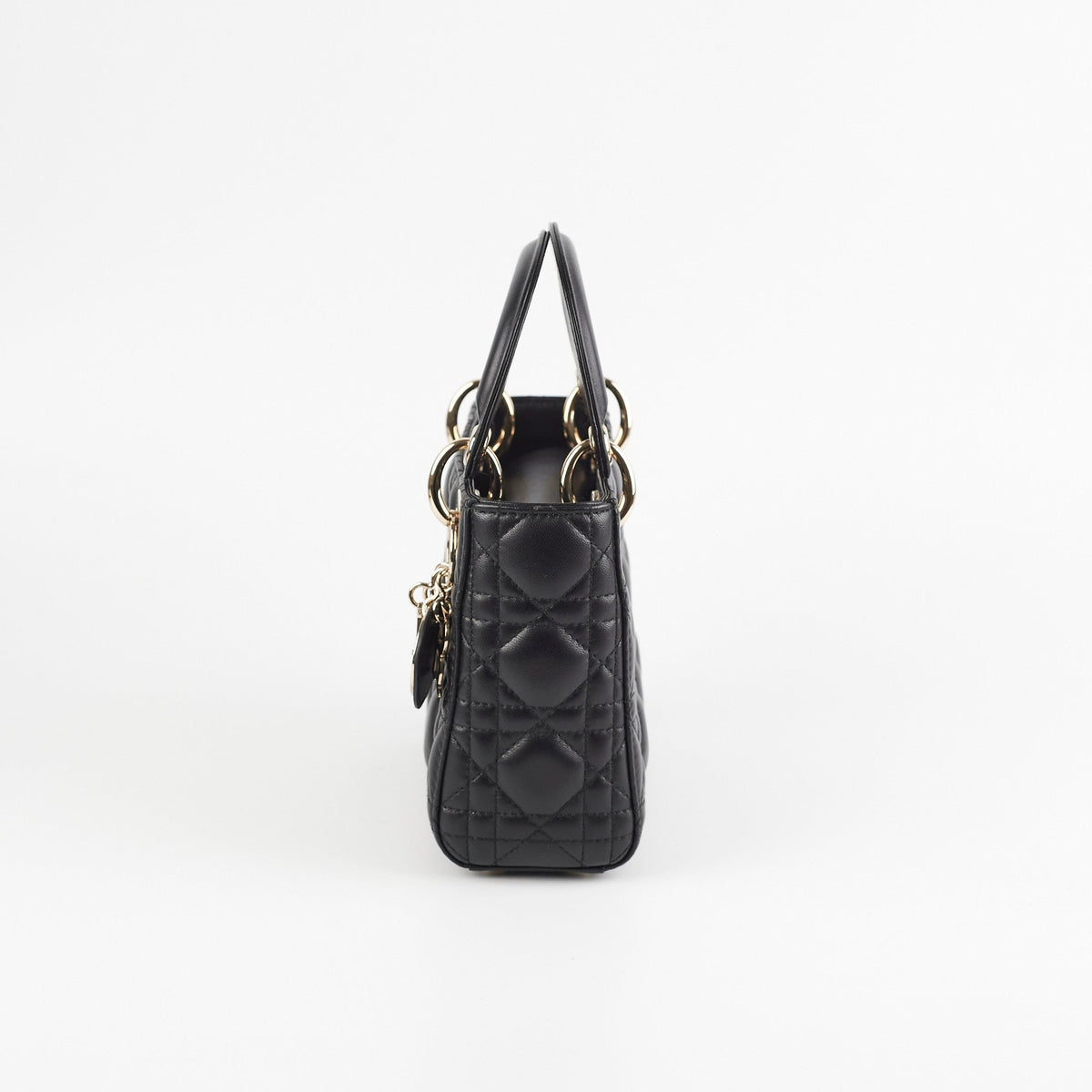 Mini Lady Dior Black Lambskin