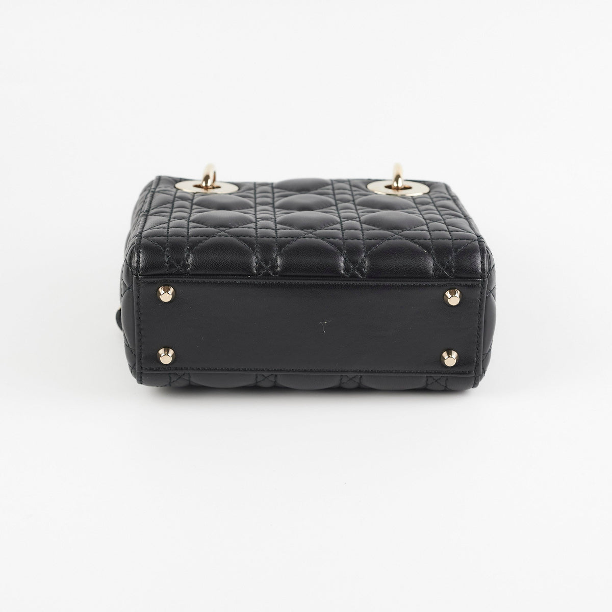 Mini Lady Dior Black Lambskin