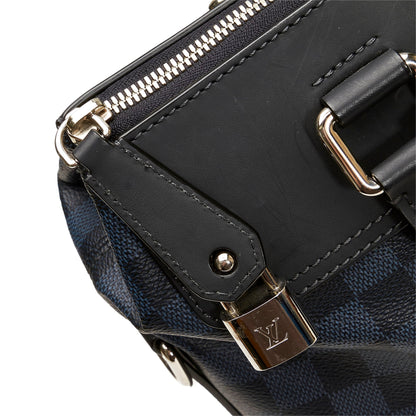LOUIS VUITTON Damier Cobalt Greenwich Satchel