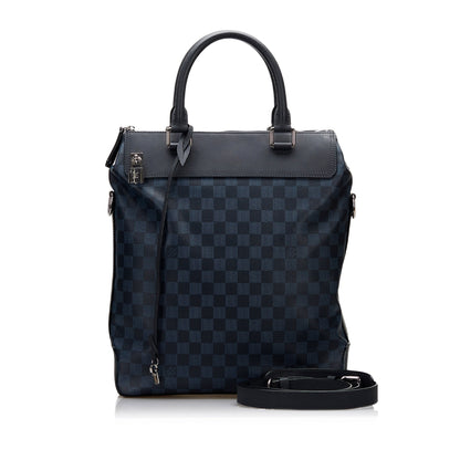 LOUIS VUITTON Damier Cobalt Greenwich Satchel