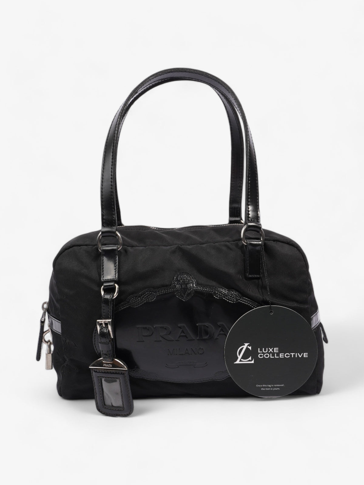 Prada Canapa Logo Black Nylon