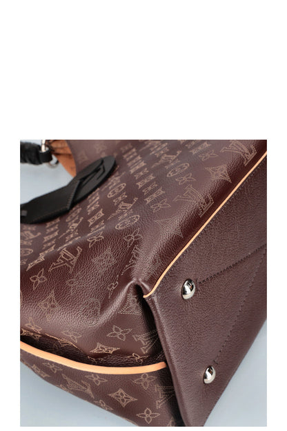 LOUIS VUITTON 2020 Carmel Mahina Bag Chocolate