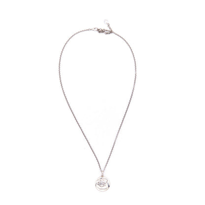 Gucci "Blind For Love" Necklace in Silver