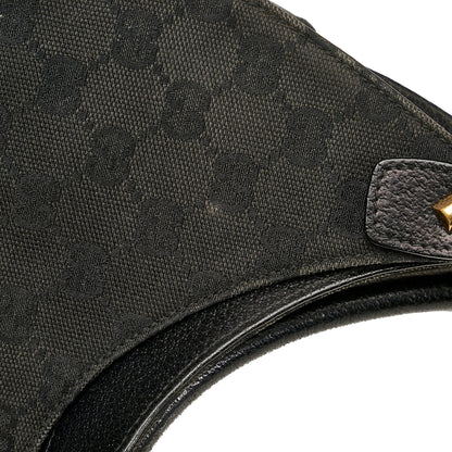 Gucci GG Canvas Nailhead Jackie Shoulder Bag
