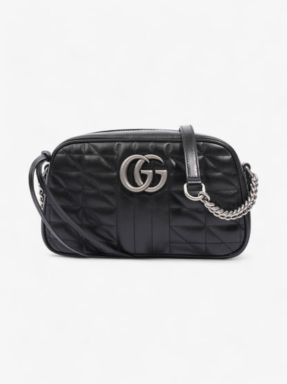 Gucci GG Marmont Black Calfskin Leather Small