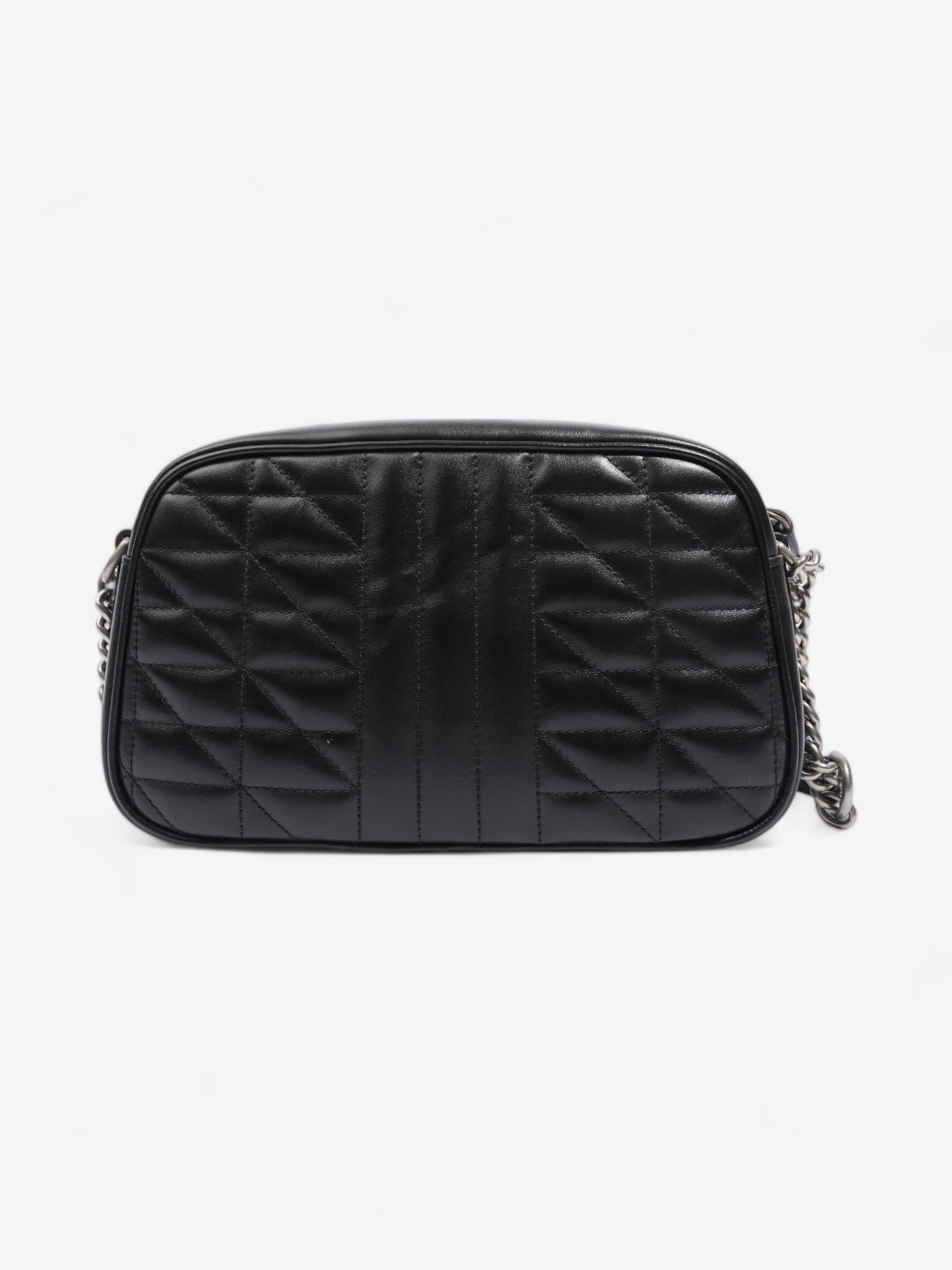 Gucci GG Marmont Black Calfskin Leather Small