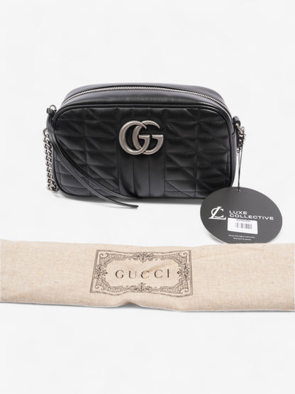 Gucci GG Marmont Black Calfskin Leather Small