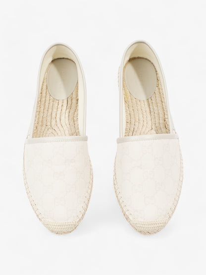 Gucci GG Espadrille Beige  Canvas EU 39 UK 6