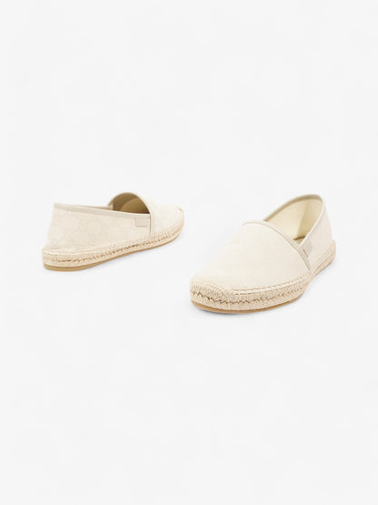 Gucci GG Espadrille Beige  Canvas EU 39 UK 6