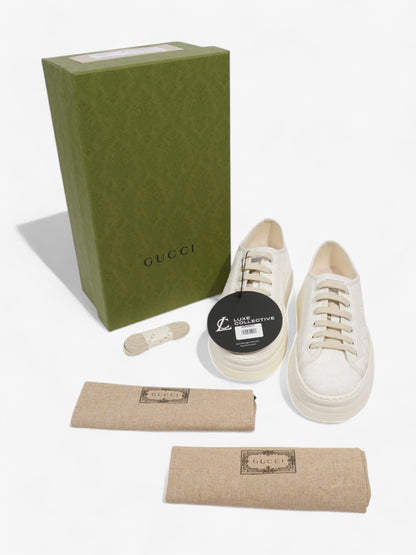 Gucci Tennis 1977 Great White Canvas EU 41.5 UK 8.5