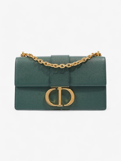 Christian Dior 30 Montaigne Green Calfskin Leather