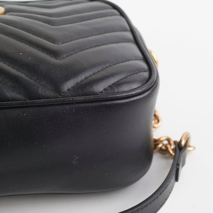 Gucci Marmont Black Crossbody Bag