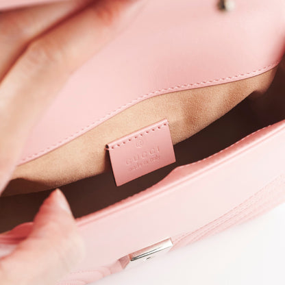 Gucci Mini Top Handle Pink Shoulder Bag