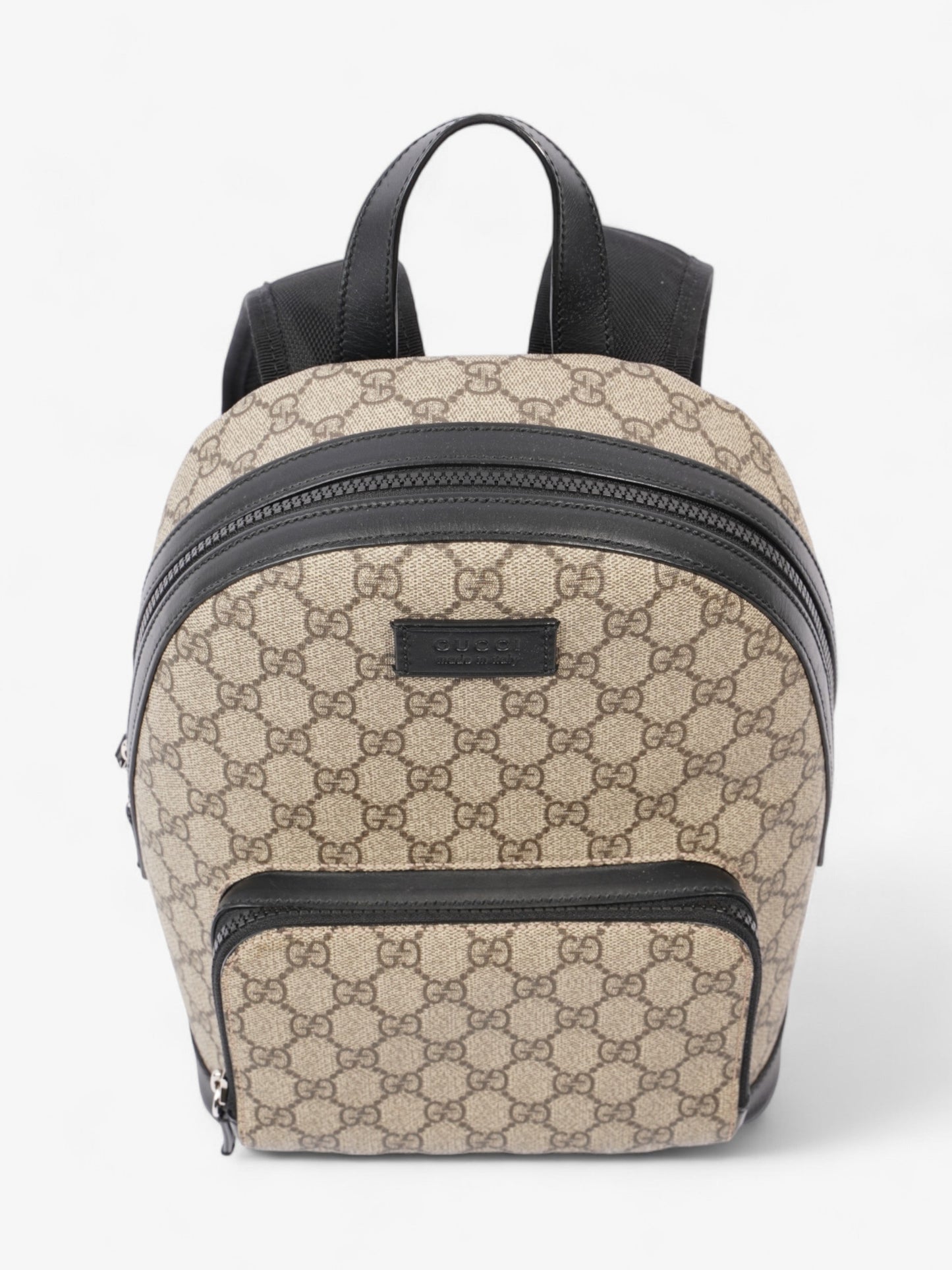 Gucci Supreme Backpack Monogram Coated Canvas