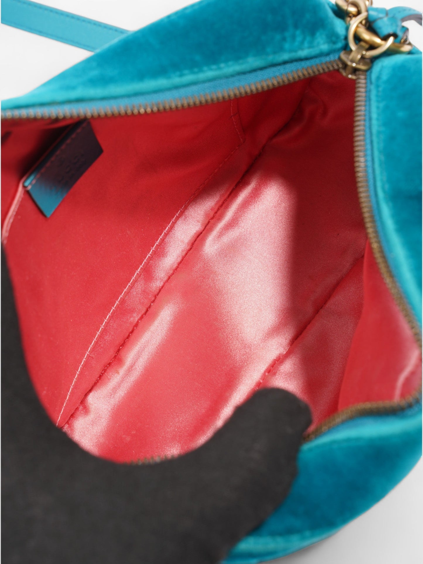 Gucci GG Marmont Blue Velvet Small