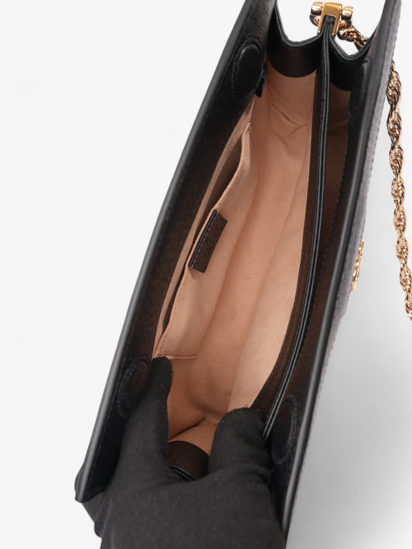 Gucci Ophidia GG Black / Red / Green Leather Small