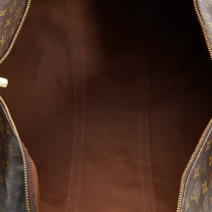 LOUIS VUITTON Monogram Keepall Bandouliere 60 Travel Bag