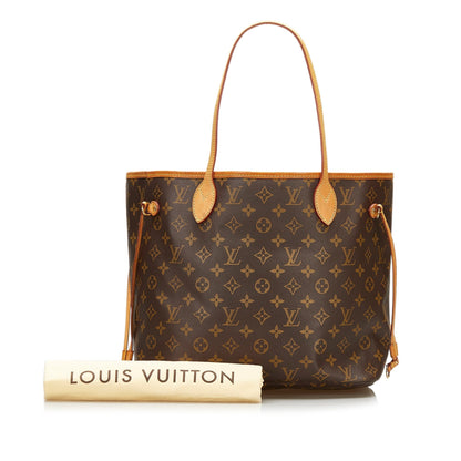 LOUIS VUITTON Monogram Neverfull GM Brown
