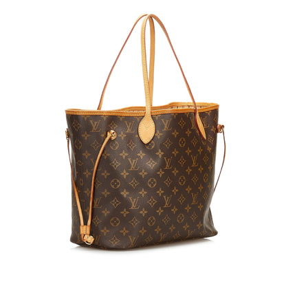 LOUIS VUITTON Monogram Neverfull GM Brown