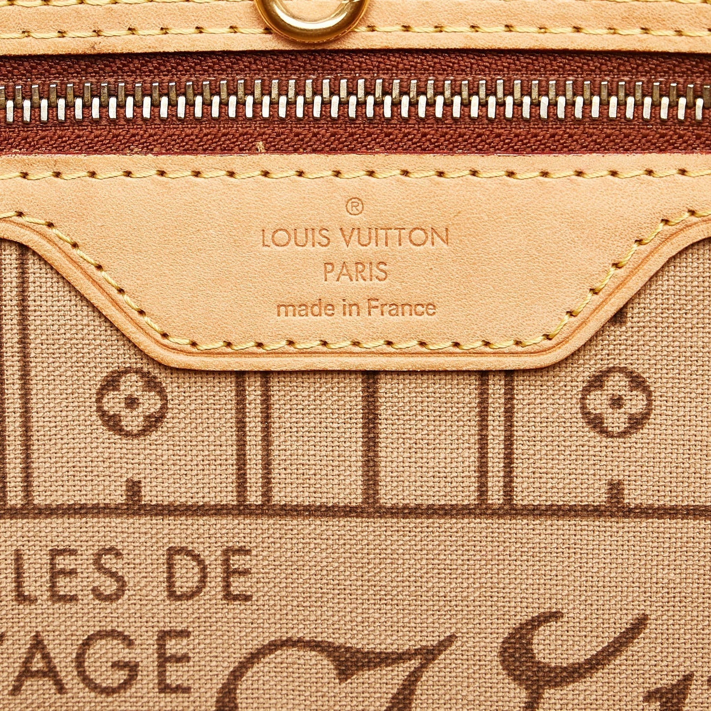 LOUIS VUITTON Monogram Neverfull GM Brown