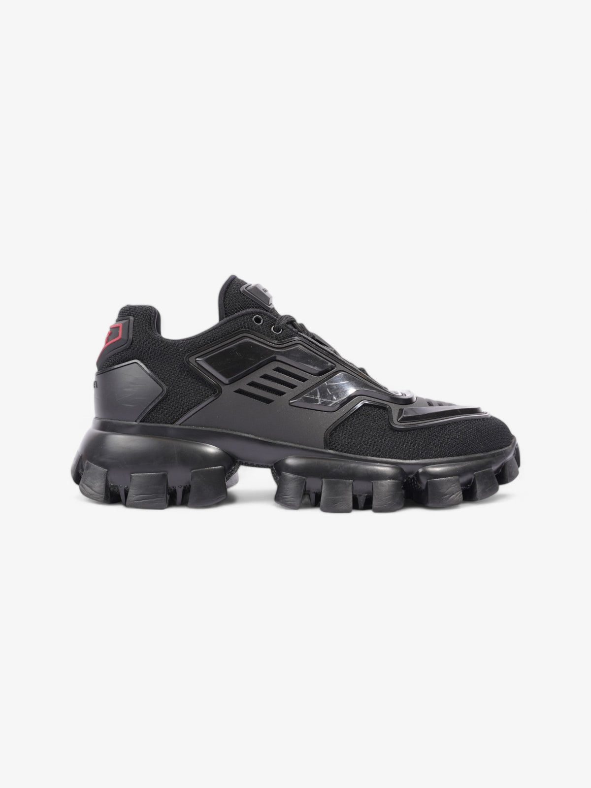 Prada Cloudbust Thunder Black / Red Knit EU 40 UK 6