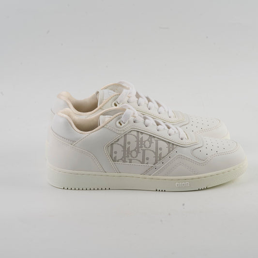 Christian Dior Men's Leather B27 Low Top Sneakers White Size 43