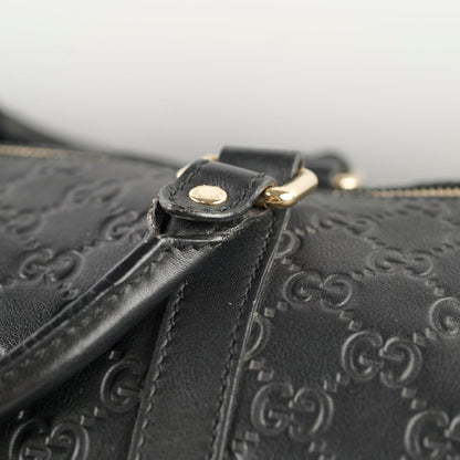 Gucci Leather Duffle Black