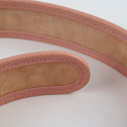 Gucci Woman's Belt Heart Buckle Pink Size 85