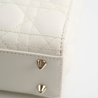 Christian Dior Small ABC Lady Dior White