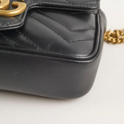 Gucci Supermini Marmont Black