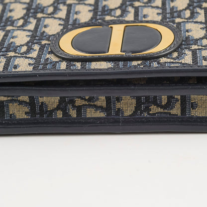 Christian Dior Montaigne Belt Bag with Chain Navy