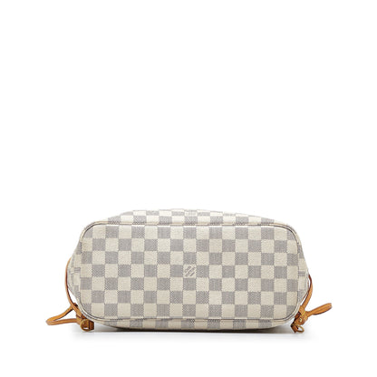 LOUIS VUITTON Damier Azur Neverfull PM Tote Bag