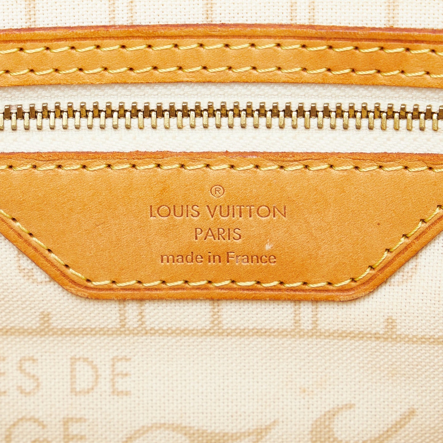 LOUIS VUITTON Damier Azur Neverfull PM Tote Bag