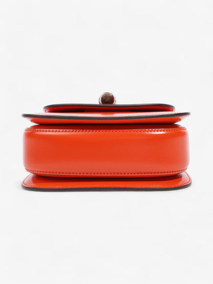 Gucci Bamboo 1947 Orange Leather Mini